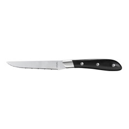 Set 6 Cuchillos Steaks Acero Inoxidable Achille Noir Amefa 23x2,4x1,5 cm