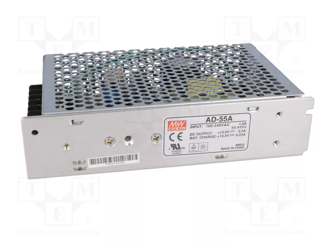 MEAN WELL AD-55A Alimentador Buffer de 51,38W 13,8VDC