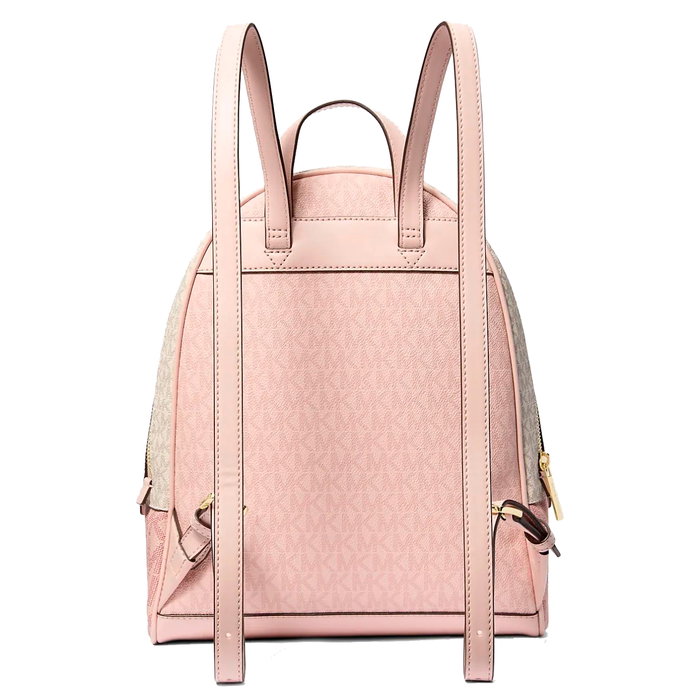 Michael Kors Mochila Rhea Rosa de Lona Michael Kors Mochila Rhea Rosa de Lona