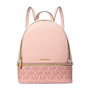 Michael Kors Mochila Rhea Rosa de Lona