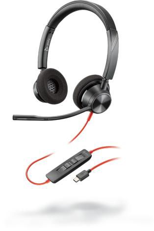 HP Plantronics Blackwire 3320 Auriculares con Micrófono Negro HP Plantronics Blackwire 3320 Auriculares con Micrófono Negro