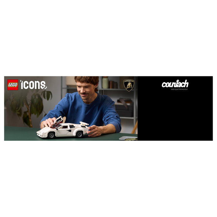 LEGO Icons Lamborghini Countach 5000 Quattrovalvole LEGO Icons Lamborghini Countach 5000 Quattrovalvole