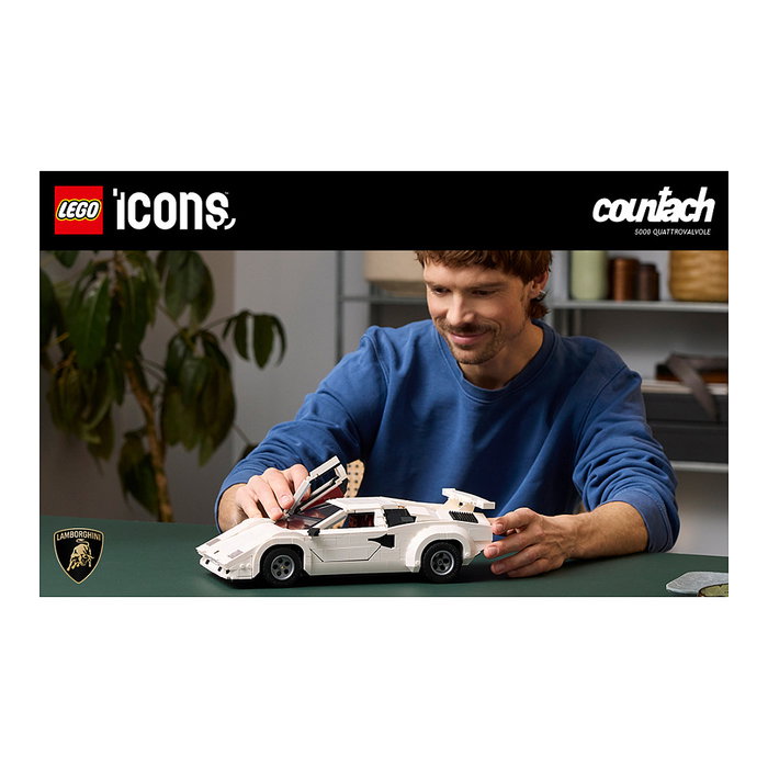 LEGO Icons Lamborghini Countach 5000 Quattrovalvole LEGO Icons Lamborghini Countach 5000 Quattrovalvole