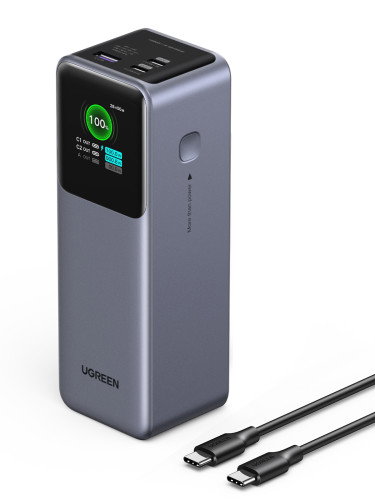 UGREEN Powerbank 35525B 25000mAh 200W Carga Rápida Gris