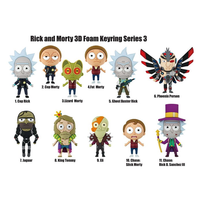 Rick y Morty Colgantes PVC Series 3 Expositor (24) Rick y Morty Colgantes PVC Series 3 Expositor (24)