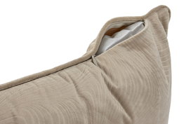 DKD Home Decor Cojín Milan Urban Beige Poliéster Jaquard 8 x 30 x 50 cm (2 Unidades)