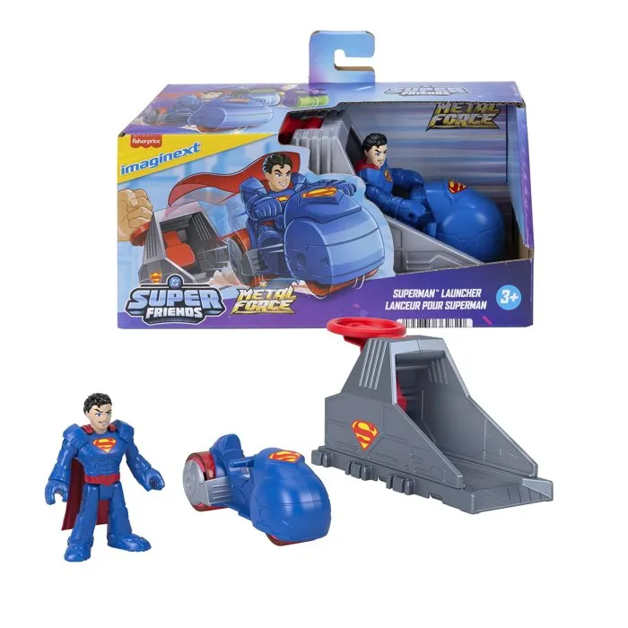 Imaginext MATJJY34 Lanzador IMX DCSF Figura de Acción de Lanzamiento