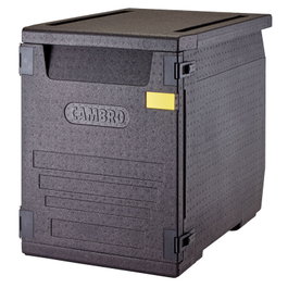 CAMBRO Contenedor isotérmico Cam Gobox de 155 L con carga frontal para bandejas de 60x40 cm