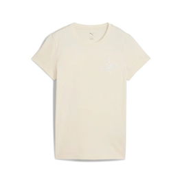 Camiseta de Manga Corta Mujer Puma Essentials Script Beige 13-15 Años