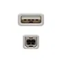 Nano Cable 10.01.0102 Cable USB 2.0 Impresora Tipo-B Macho - USB Macho 480Mbps 1m Beige