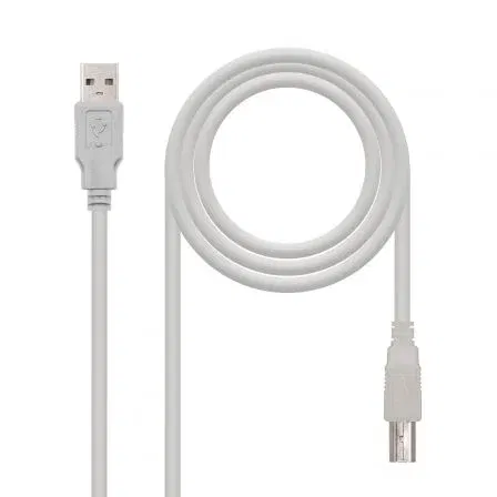 Nano Cable 10.01.0102 Cable USB 2.0 Impresora Tipo-B Macho - USB Macho 480Mbps 1m Beige Nano Cable 10.01.0102 Cable USB 2.0 Impresora Tipo-B Macho - USB Macho 480Mbps 1m Beige