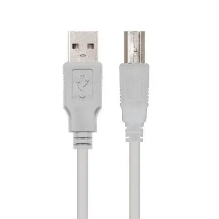 Nano Cable 10.01.0102 Cable USB 2.0 Impresora Tipo-B Macho - USB Macho 480Mbps 1m Beige Nano Cable 10.01.0102 Cable USB 2.0 Impresora Tipo-B Macho - USB Macho 480Mbps 1m Beige
