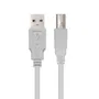 Nano Cable 10.01.0102 Cable USB 2.0 Impresora Tipo-B Macho - USB Macho 480Mbps 1m Beige