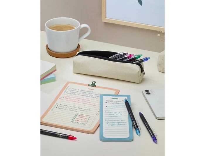 Pilot Bolígrafo Frixion Point Clicker Borrable 0.5 mm Rojo Tinta Gel Retráctil