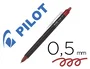 Pilot Bolígrafo Frixion Point Clicker Borrable 0.5 mm Rojo Tinta Gel Retráctil