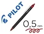 Pilot Bolígrafo Frixion Point Clicker Borrable 0.5 mm Rojo Tinta Gel Retráctil