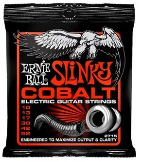 ERNIEBALL S.Cobalt Heavy Bottom 10-52 Juego de Cuerdas para Guitarra Eléctrica