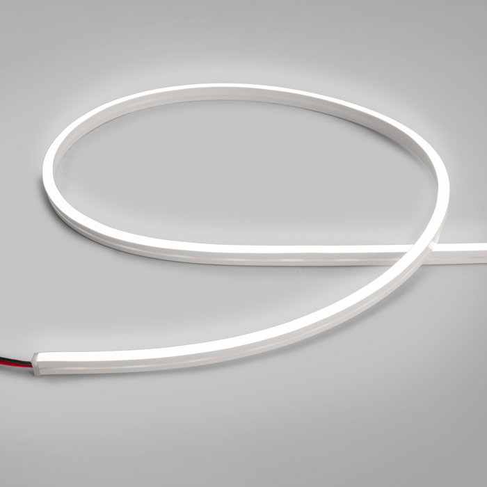 Emuca Kit de barra para armario Luxe, tira LED 4,5x8 Neonlynx V, sensor de movimiento RF Smart y convertidor Smart (24V DC), longitud 1.150mm, Luz blanca cálida 2.700K, Plástico y Aluminio, Anodizado mate