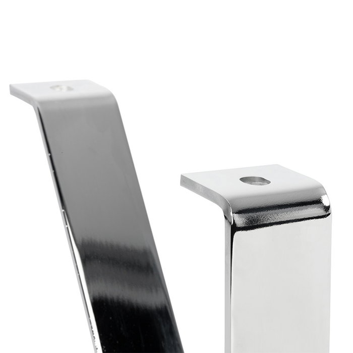 Q&Q Pata Metálica Modelo Vera H120/H135 Cromo y Negro Mate para Sofás y Muebles Altura 120Mm Q&Q Pata Metálica Modelo Vera H120/H135 Cromo y Negro Mate para Sofás y Muebles Altura 120Mm