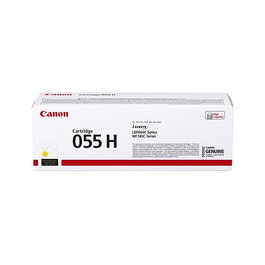 Canon Cartucho Tóner 055H Yellow Gelb (3017C004) - Compatible con i-SENSYS MF744Cdw, MF742Cdw, LBP663Cdw, LBP664Cx, MF746Cx