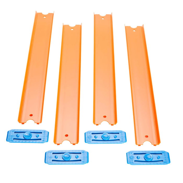 Hot Wheels Pack De Pista Recta HFD00 Mattel - Construcciones para Pistas de Carreras +4 Años