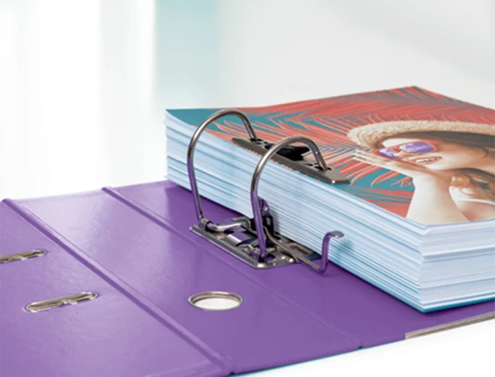 Esselte Archivador de Palanca Colour Breeze DIN A4 Lomo 75 mm Color Malva