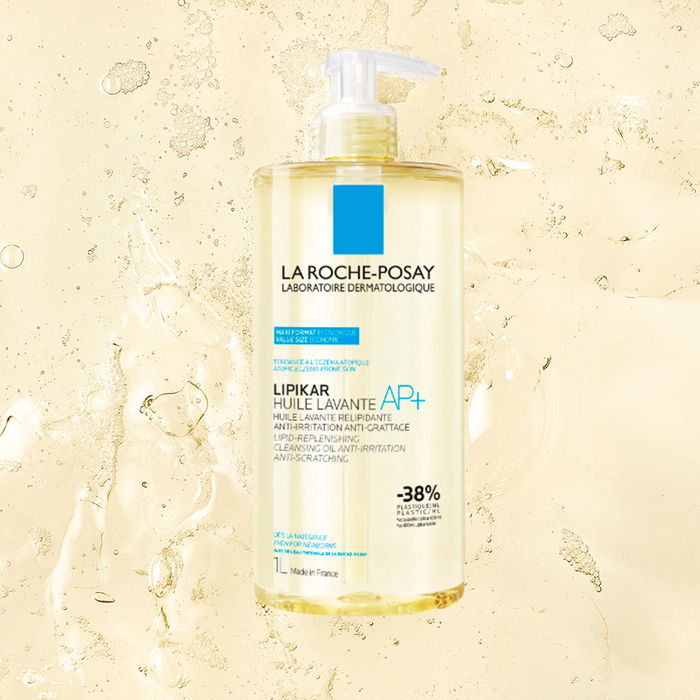 La Roche Posay LIPIKAR Aceite Lavante AP+ Limpiador Corporal Antiirritación Piel Atópica 1000 ml