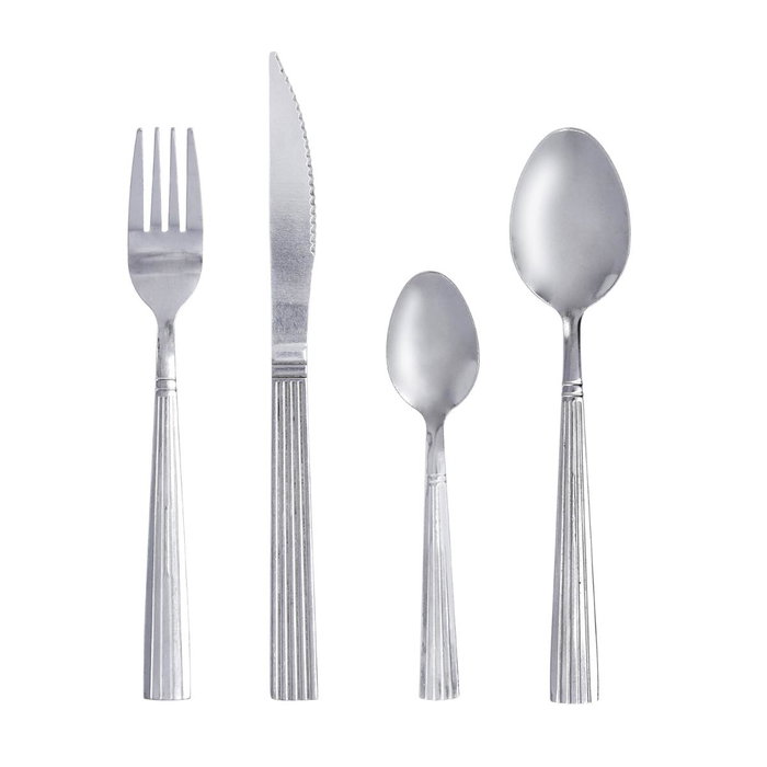 Set 24 Cubiertos Acero Inox Itaka Quid 18-0-1,5 mm Set 24 Cubiertos Acero Inox Itaka Quid 18-0-1,5 mm