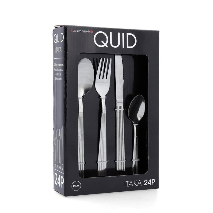 Set 24 Cubiertos Acero Inox Itaka Quid 18-0-1,5 mm Set 24 Cubiertos Acero Inox Itaka Quid 18-0-1,5 mm