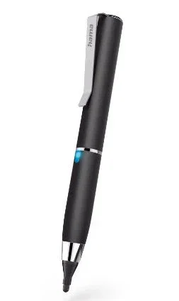Hama Active Fineline Lápiz digital (Stylus) para tablets con pantalla capacitiva, punta fina de 2.5mm, aluminio negro - Incluye batería