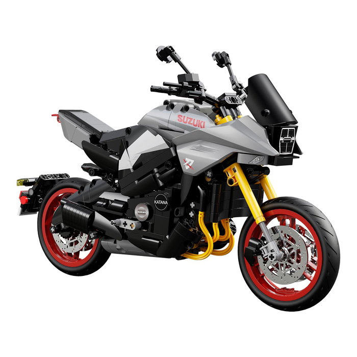 DEQUBE SUZUKI Katana Modelo de Motocicleta 1104 Piezas Escala 1:6 DEQUBE SUZUKI Katana Modelo de Motocicleta 1104 Piezas Escala 1:6