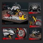 DEQUBE SUZUKI Katana Modelo de Motocicleta 1104 Piezas Escala 1:6