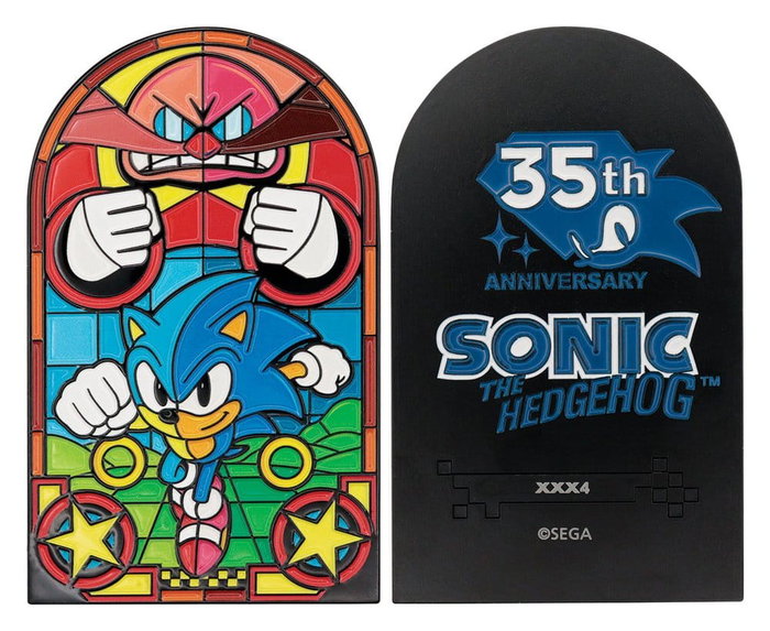 FaNaTtik Sonic The Hedgehog Lingote Stained Glass Window Style