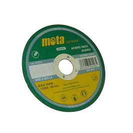 Mota Herramientas Disco de Corte para Acero Inoxidable, 180 mm x 2.5 mm x 22.23 mm, Modelo D1825, Material 514.088.040, Máx. 8500 RPM