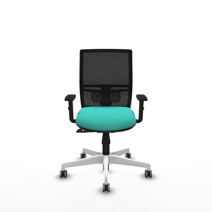 PIQUERAS Y CRESPO Silla de oficina Yunquera con mecanismo Sincro, Turquesa y Negro PIQUERAS Y CRESPO Silla de oficina Yunquera con mecanismo Sincro, Turquesa y Negro
