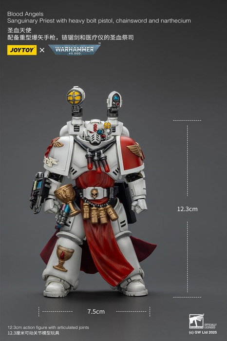 Warhammer 40,000 Figura Blood Angels Sanguinary Priest 12 cm