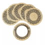 DKD Home Decor Accesorio de Seagrass Individual Natural 38x38x1 cm