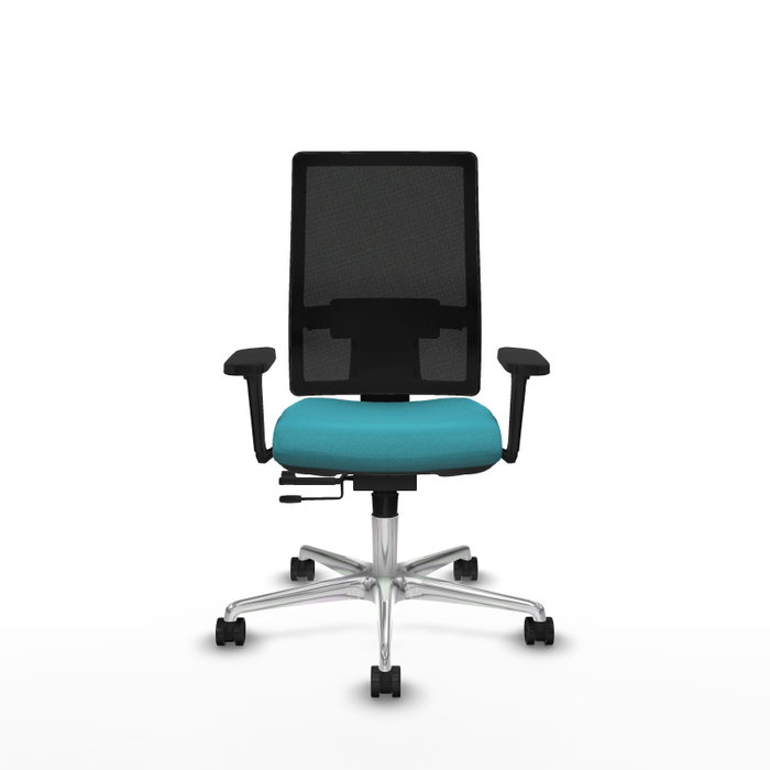 PIQUERAS Y CRESPO Silla de oficina Horna con mecanismo Sincro/Traslack, Turquesa y Negro PIQUERAS Y CRESPO Silla de oficina Horna con mecanismo Sincro/Traslack, Turquesa y Negro