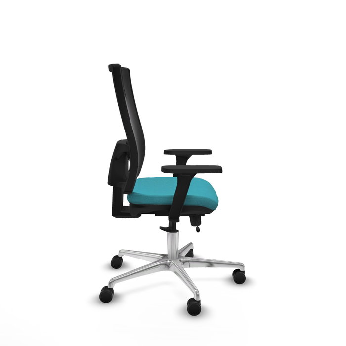 PIQUERAS Y CRESPO Silla de oficina Horna con mecanismo Sincro/Traslack, Turquesa y Negro PIQUERAS Y CRESPO Silla de oficina Horna con mecanismo Sincro/Traslack, Turquesa y Negro