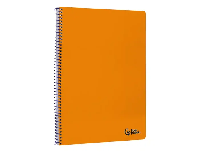 Liderpapel Cuaderno Espiral Smart A4 Tapa Blanda Naranja