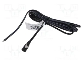 ESPE Cable de alimentación plano DC 5,5/2,5 de 1,5m con conector angular