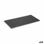 Bandeja de Aperitivos Kinvara Negro 30 x 0,651 x 15 cm 15 x 0,651 x 30 cm (24 Unidades)