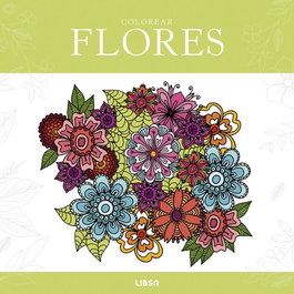 LIBSA Colorear Flores - Coloreables para Adultos