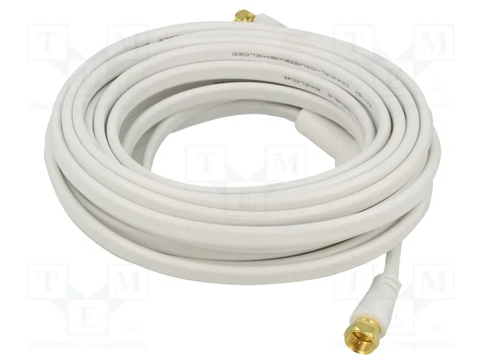 GOOBAY Cable Coaxial Plano de 7,5m con Conector F