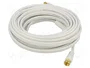 GOOBAY Cable Coaxial Plano de 7,5m con Conector F