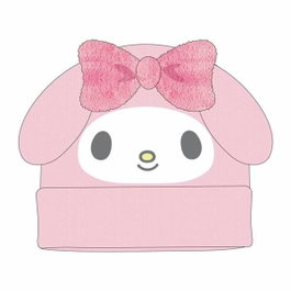 Cerdá Gorro de Punto My Melody y Hello Kitty Rosa