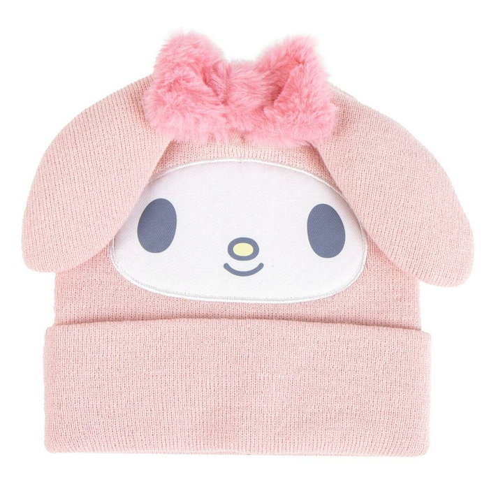 Cerdá Gorro de Punto My Melody y Hello Kitty Rosa