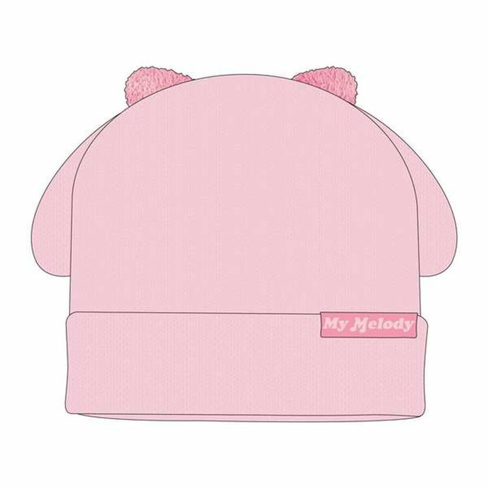 Cerdá Gorro de Punto My Melody y Hello Kitty Rosa