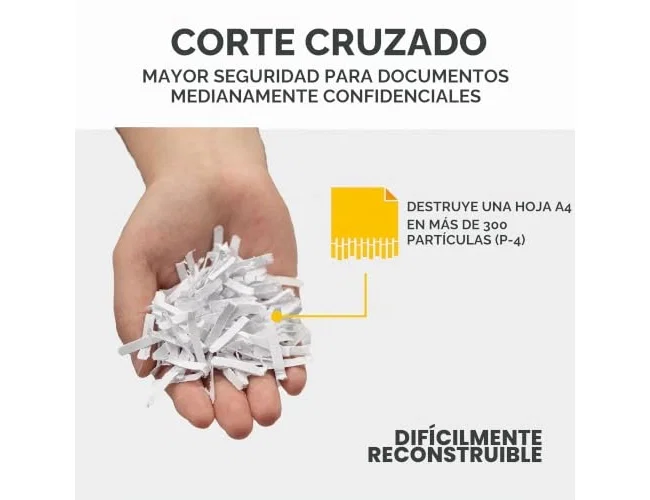 Fellowes 92CS Destructora de Papel en Partículas, Capacidad 18 Hojas