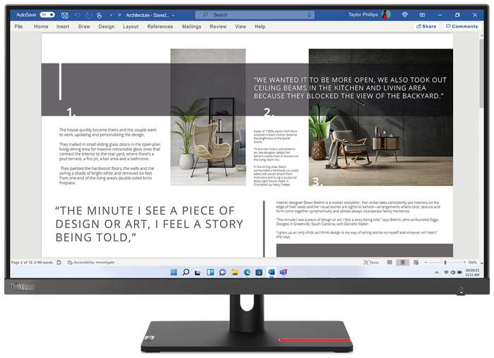 Lenovo ThinkVision S27i-30 Full HD IPS 27 pulgadas Gris Storm Grey